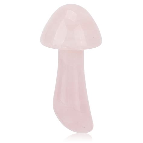 Mushroom Shape Massage Stones Gua Sha Massage Jadestone Scraping Stone Relaxing Body Pink