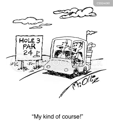 Golf Cart Cartoons And Comics Funny Pictures From Cartoonstock