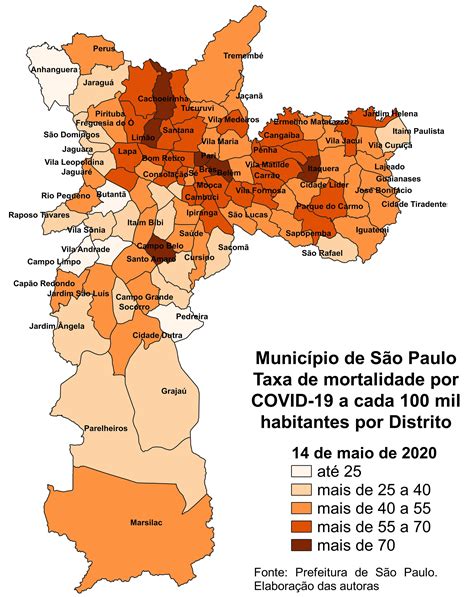 Mortalidade Por Covid Em S O Paulo Ainda Rumo Periferia Do