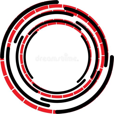 Dominando El Vector De Giro De Espiral Abstracta Ilustraci N