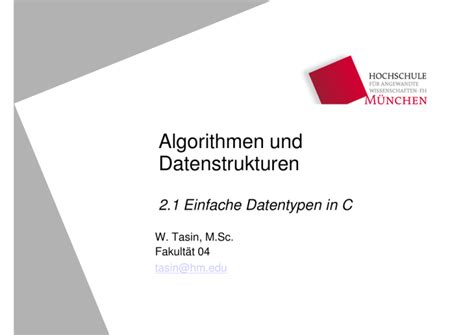 Algorithmen Und Datenstrukturen