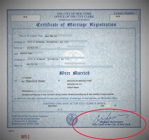 New York City marriage certificate apostille - U.S. Apostille Services