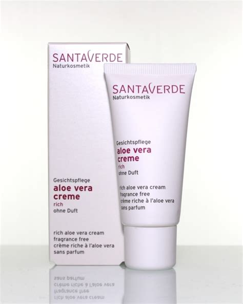 Santaverde Aloe Vera Creme Rich Ohne Duft Was Macht Heli