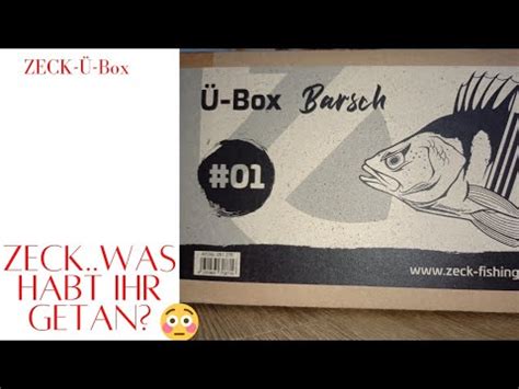 Unboxing Zeck Ü Box Barsch 01 YouTube