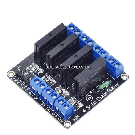 4 Channel Solid State Relay Module Digitalelectronics Lk