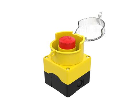 Push Button Switch TES2 2C Button Plastic Emergency Stop Button With