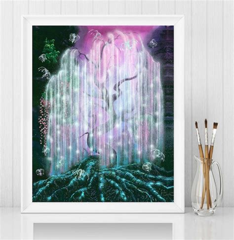 Avatar Art Print Tree Of Souls Watercolor Painting Tree Of Voices