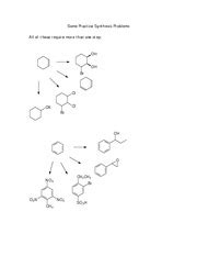 Practice Synthetic Problems Some Practice Synthesis Problems All Of