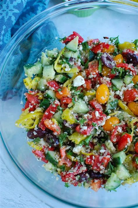 Greek Quinoa Salad Recipe A Cedar Spoon