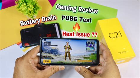 Realme C21 Pubg Test Gaming Review Realme C21 Battery Drain With