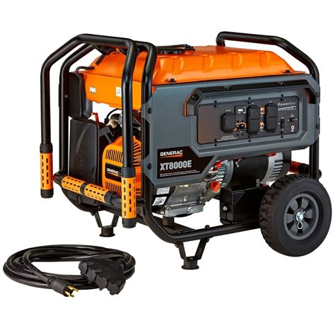 Generac Xt 8000 Running Watt Gasoline Portable Generator At