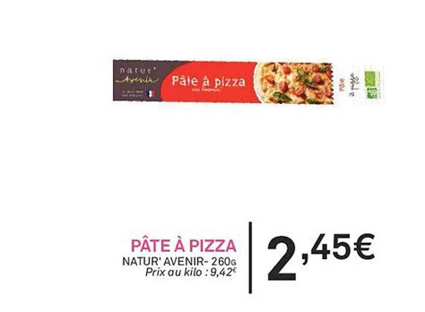 Offre P Te Pizza Natur Avenir Chez Le Grand Panier Bio