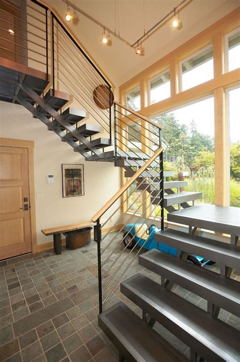 Whidbey Island Guest Art Studio Modern Staircase Seattle By