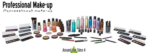 Around The Sims 4 Custom Content Download Professional Make Up For