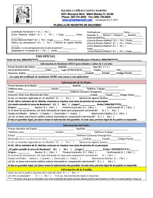 Fillable Online Haga Clic Aqu Para Bajar El Formulario De Inscripci N