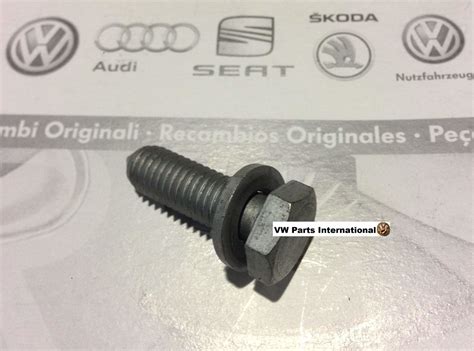 VW Golf MK2 MK3 GTI VR6 Corrado Rear Stub Axle Mounting Bolt 1x Genuine