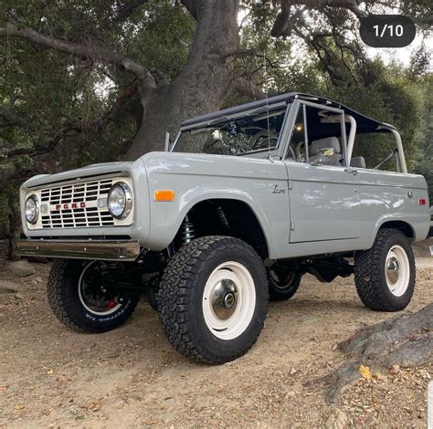 Vintage Look What Colors Compliment Cactus Gray Ford Bronco Classic Bronco New Bronco