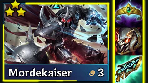 The Best 3 Cost In The Game 3 Star Mordekaiser⭐⭐⭐ Youtube