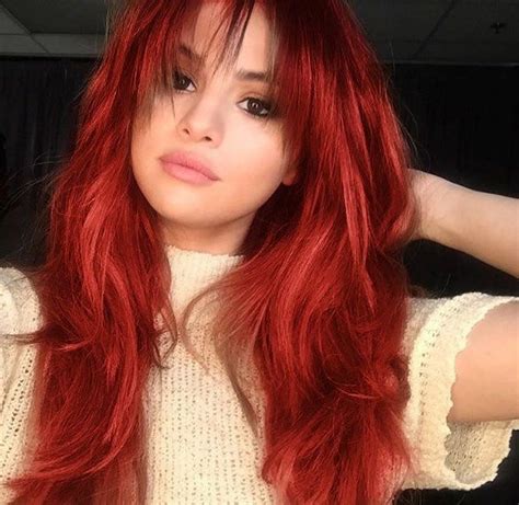 Selena Gomez Red Hair Selena Gomez Red Head Selena Gomez 2019 Selena