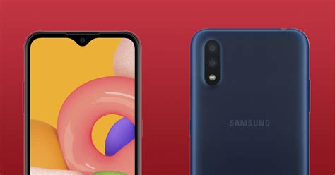 Samsung Galaxy A01 características técnicas e imágenes