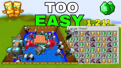 Easiest Minecraft Raid Farm 1 21 Tutorial Youtube