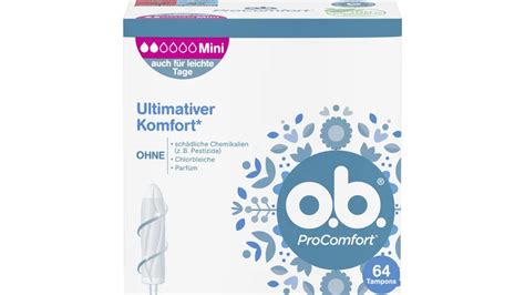 O B Tampons Procomfort Mini Online Bestellen M Ller