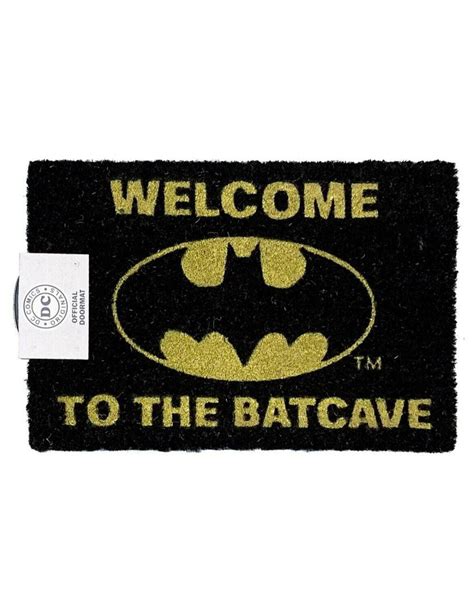 DC Comics Batman Welcome To The Batcave Entrance Doormat Rectangle Rug ...