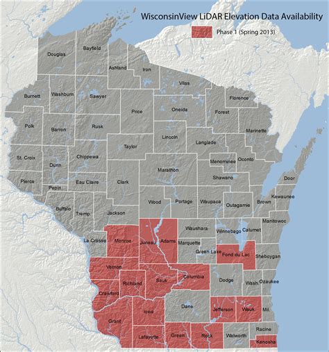 LiDAR elevation data now available on WisconsinView – State ...