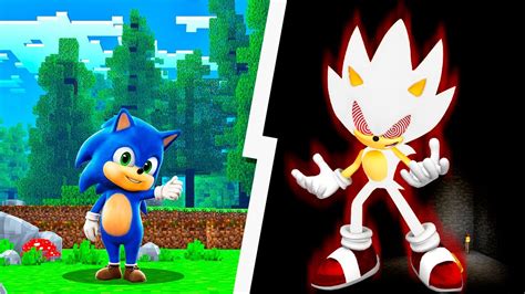 MINECRAFT Pero ME TRANSFORMO EN HYPER FREEWAY BABY SONIC LA PELICULA