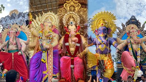 Lalbag Cha Raja First Look Mumbai Ganpati Aagman Youtube