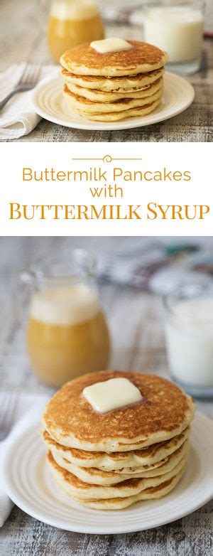 Melt In Your Mouth Buttermilk Pancakes With Buttermilk Syrup Barbara