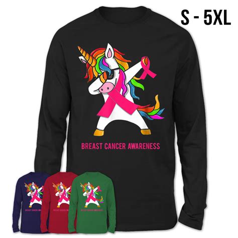 Inspirational Breast Cancer Awareness Unicorn T Shirt Teezou Store