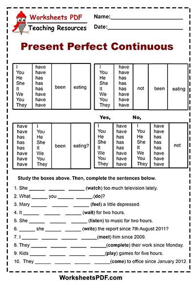 Present Perfect Vs Present Perfect Continuous Hello 241