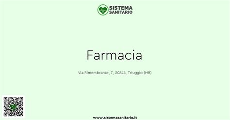 Farmacia A Triuggio MB SistemaSanitario It