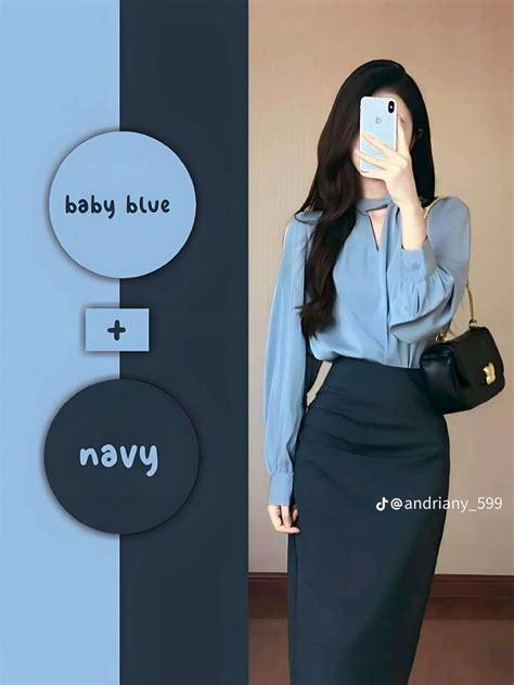 Tiktok Andriany Colour Combinations Fashion Mix Match Outfits