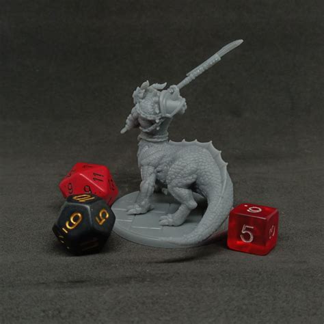 3d Printable The Draconian Guard Draconic Centaur Pose D By Imagine