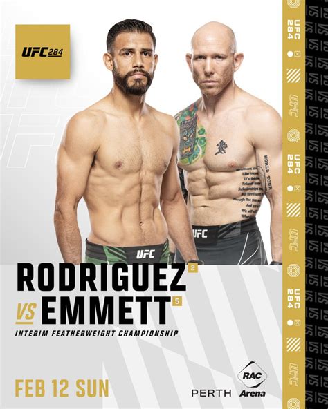 UFC 284 Fight Breakdown Yair Rodriguez Vs Josh Emmett MMAOddsBreaker