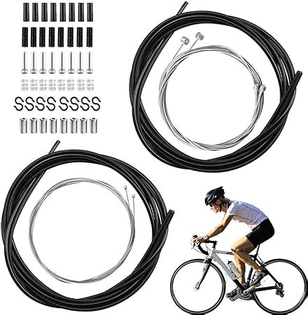 yivom 2 Sätze Bowdenzug Universal Schaltseil Set Universal Fahrrad