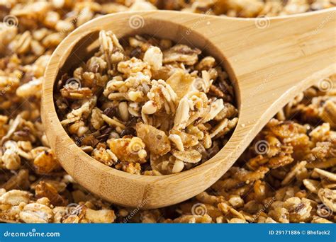 Organic Granola Cereal Stock Photo Image Of Fruit Organic 29171886