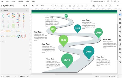 Editable history timeline template doc - siguideX