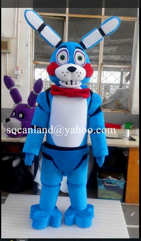 Toy Bonnie Mascot Costume from Five Nights at Freddy's, Toy Bonnie ...