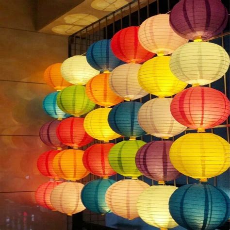 Paper lanterns light green – Artofit