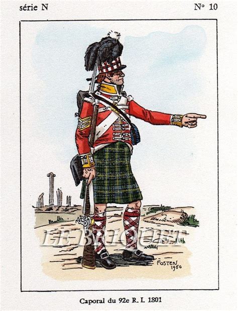 Caporale Del Rgt Fanteria Inglese Gordon Highlanders Oriente