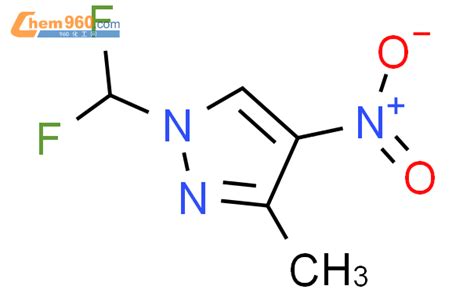 1201935 89 8 1 difluoromethyl 3 methyl 4 nitro 1H pyrazole化学式结构式分子式