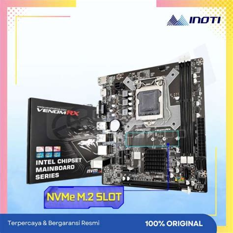 Jual Venomrx H Intel Lga Ddr Nvme Motherboard Di Seller Inoti