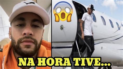 OLHA O QUE NEYMAR FALOU APÓS SUSTO AVIÃO YouTube