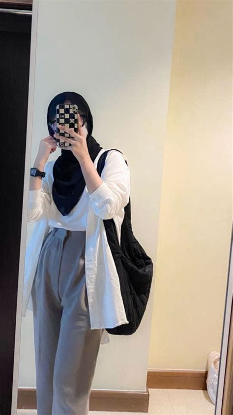 Mix N Match Hijab Terkini Yang Instagramable Casual Hijab Outfit Gaya Model Pakaian Kursus Hijab