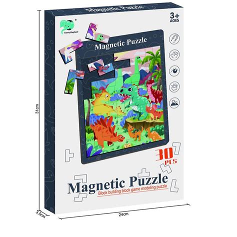 The Magnetic Puzzle Is Suitable For Children Aged 3, 4, 5 And 6 ...