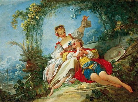 Jean Honore Fragonard The Swing Tangled