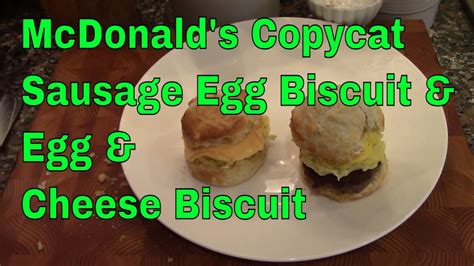 Mcdonald S Sausage Egg And Cheese Biscuit Recipe | Bryont Blog